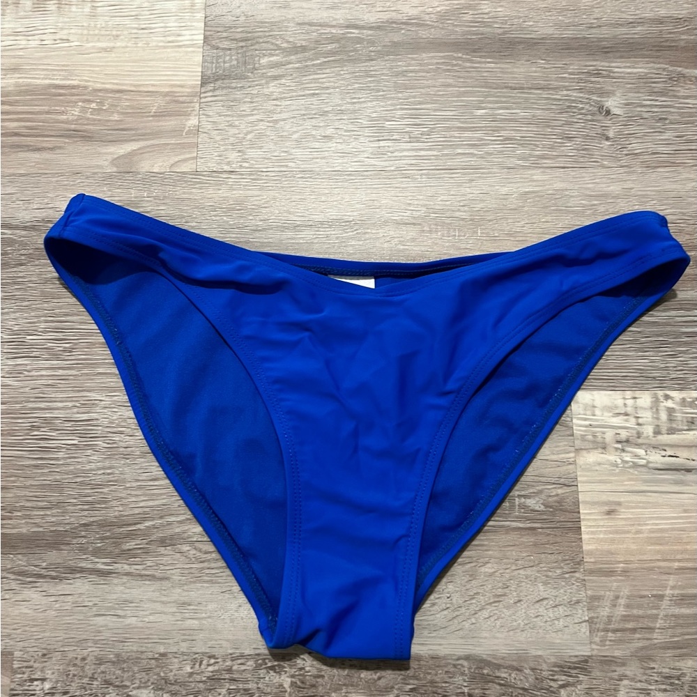 Blue Bathing Suit Bottom Size L